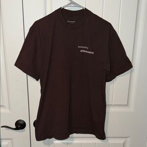 Oversized Brown Graphic Tee